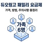 듀오링고 패밀리 요금제 결제 전에 확인할 5가지 사항과 비공식 공동구독 이용 시 주의사항을 정리한 카드뉴스